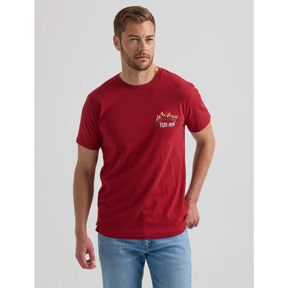 Lee‎ Jeans MEN'S COWBOY SKELETON GRAPHIC TEE Size X-Large New with Tags